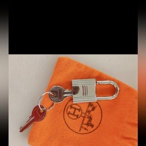 Hermes Padlock and keys -#121-  Silver Palladium
